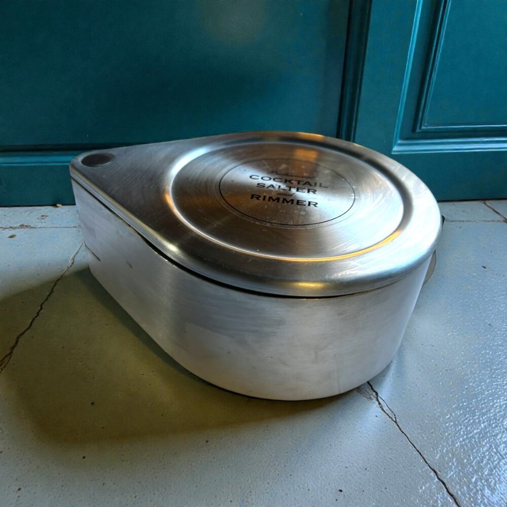 Professional Stainless Steel Cocktail Salter & Rimmer -- 3-Tiered Margarita set